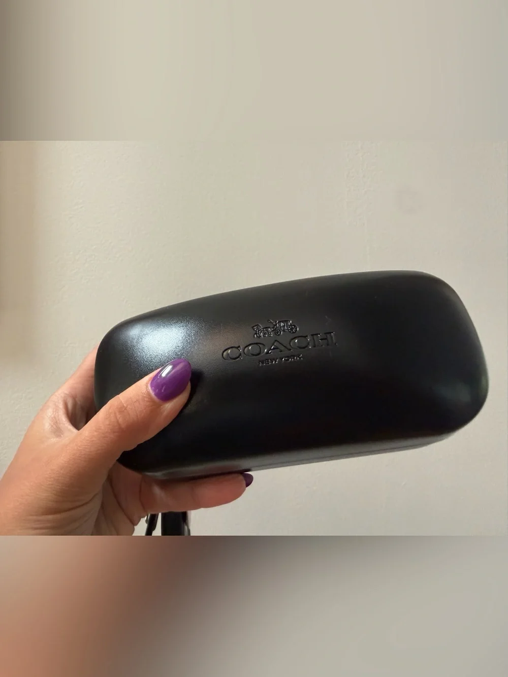 Coach Black Hard Shell Sunglasses/glasses Case